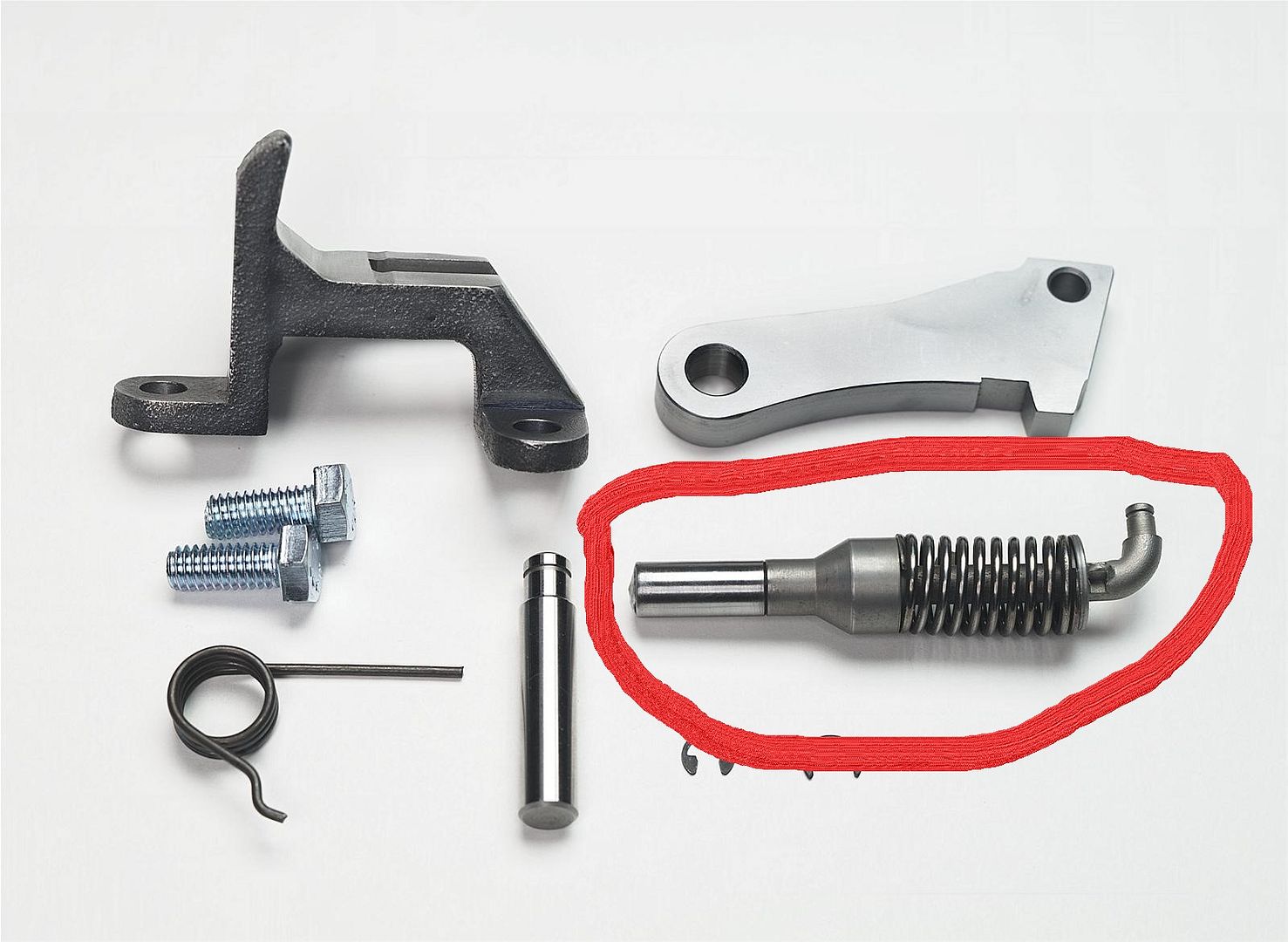 How to get the PowerGlide Parking Pawl Actuator Back in Place? Chevy